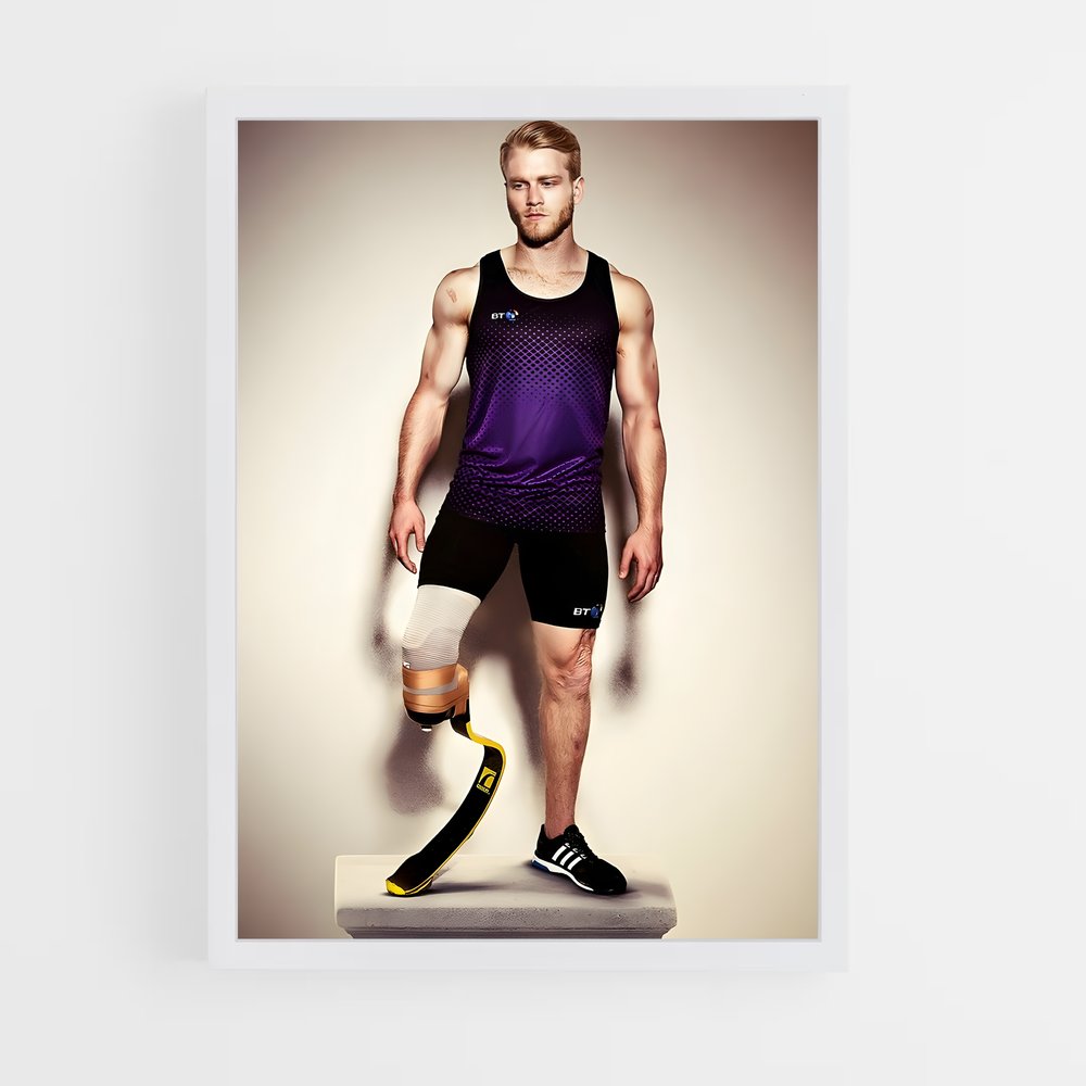 Poster Jonnie peacock – affiche Jeux Olympiques (vue 3)